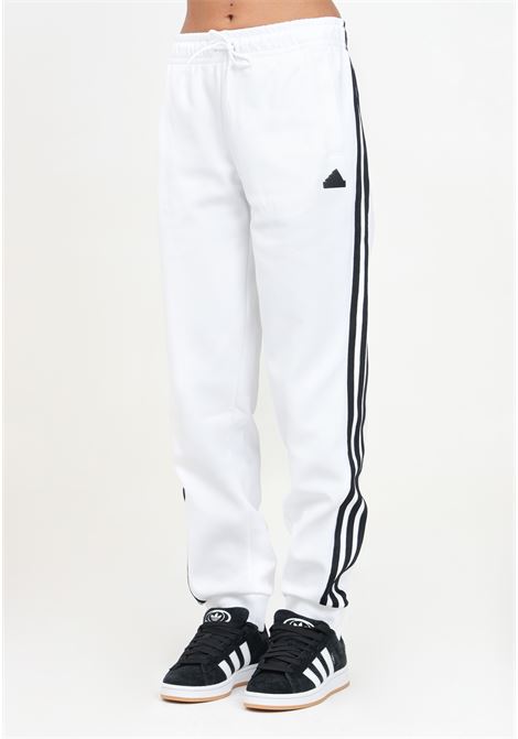 Pantalone sportivo Future Icons 3-Stripes bianco da donna ADIDAS PERFORMANCE | IY5321.